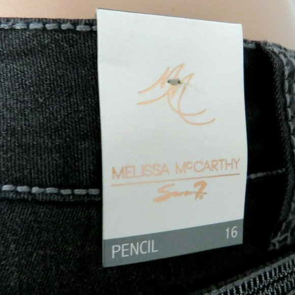Melissa McCarthy Jeans PENCIL Plus Size 16 NWT - Picture 4 of 4